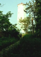 The Lighthouse, on the most eastern tip of Presqu'ile - by Phil Raby